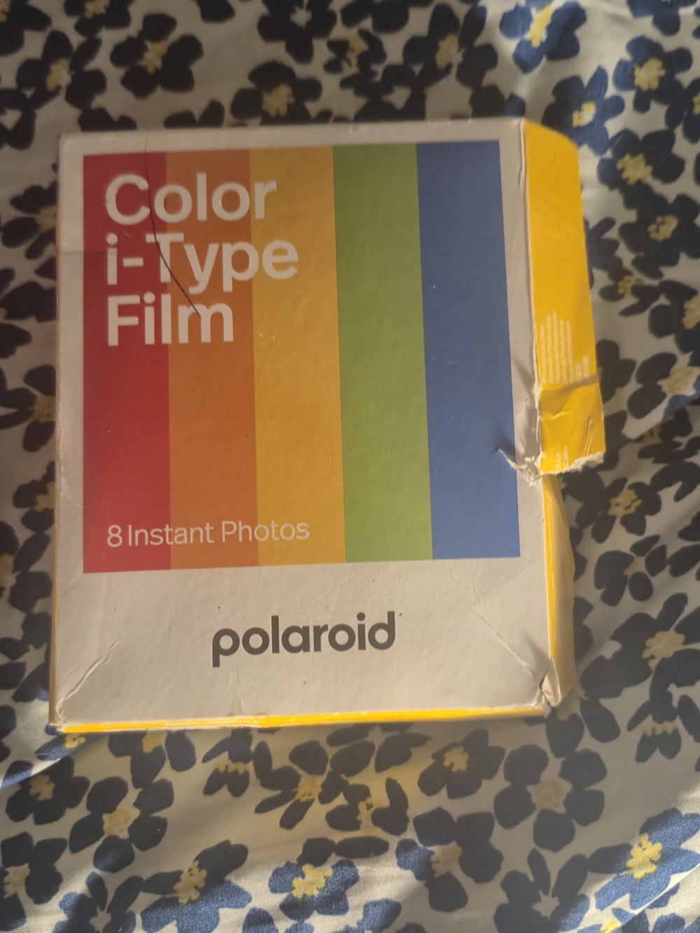 Polaroid Color i-Type Film Pack with Multicolor Stripe and Yellow Sleeve